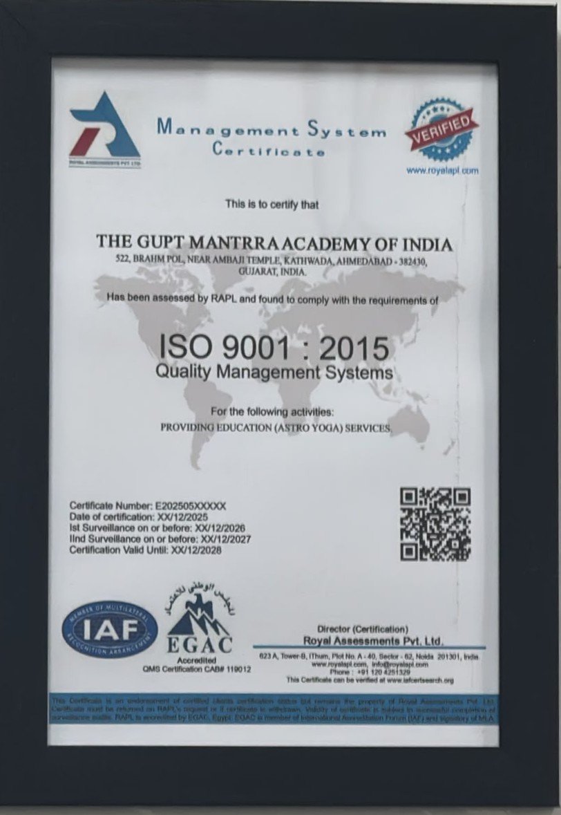 ISO Certificate