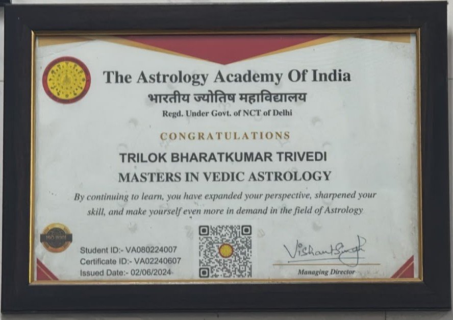 Vedic Astrology Certificate